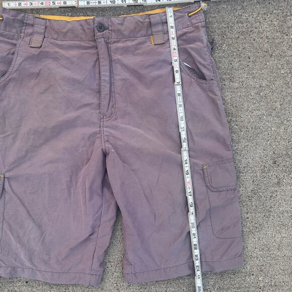 Y2K No Boundaries Swim Trunks Purple Cargo Board Shorts | Size 36 - Picture 9 of 9